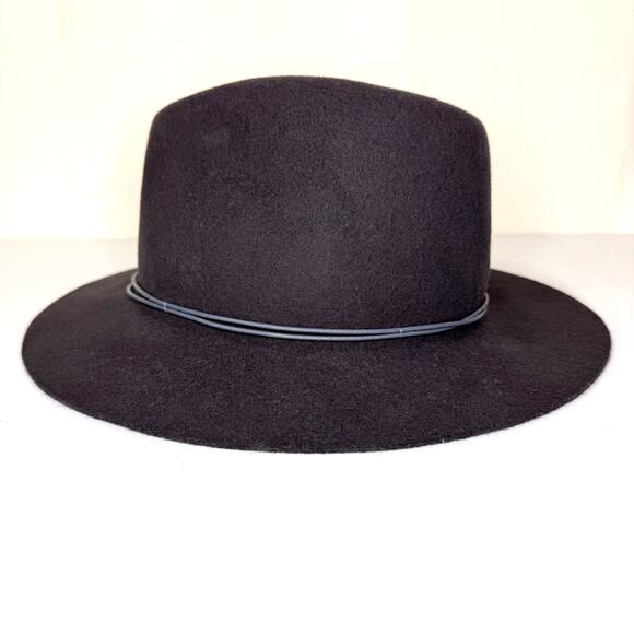 HATATTACK Wool Fedora Hat Made in USA Felt Western Boho‎ Festival Leather Grey - Picture 5 of 12
